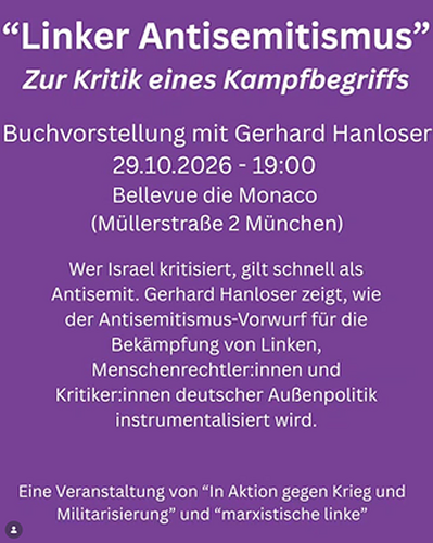 Hanloser: Linker Antisemitismus