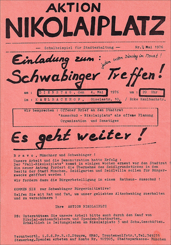 Aktion Nikolaiplatz, Mai 1976