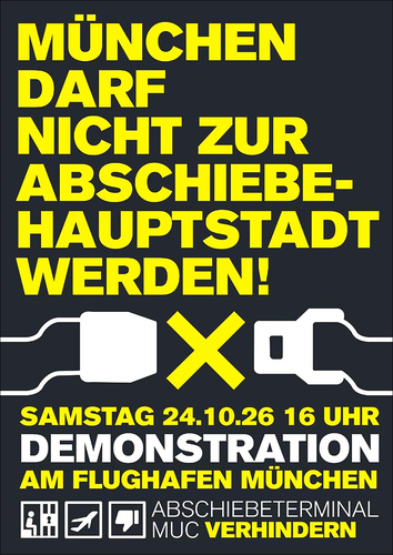 Demo gegen das geplante Abschiebeterminal, 24.10.26 Demo gegen das geplante Abschiebeterminal, 24.10.26