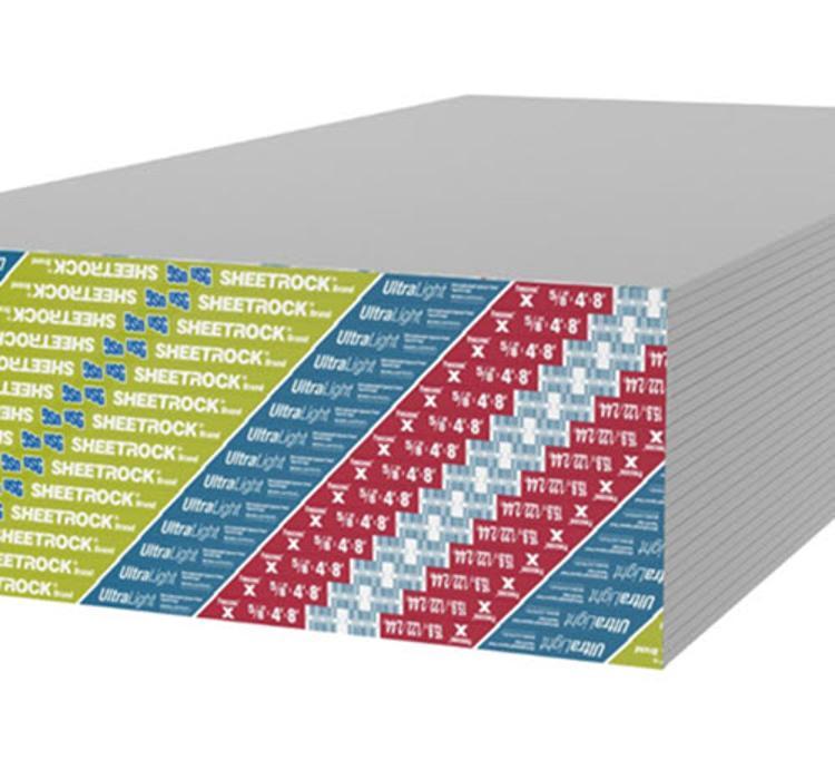 5/8 in x 4 ft x 10 ft USG Sheetrock Brand UltraLight Firecode X Panel
