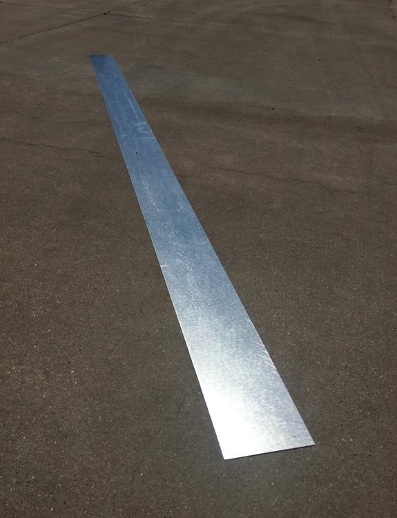 6 in x 10 ft x 18 Gauge 43 mil Flat Strap at Pioneer Materials West