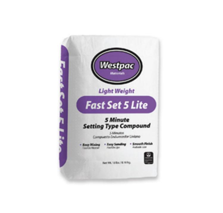 Westpac Fast Set 5 Lite Setting Type Compound 18 lb Bag at Pioneer