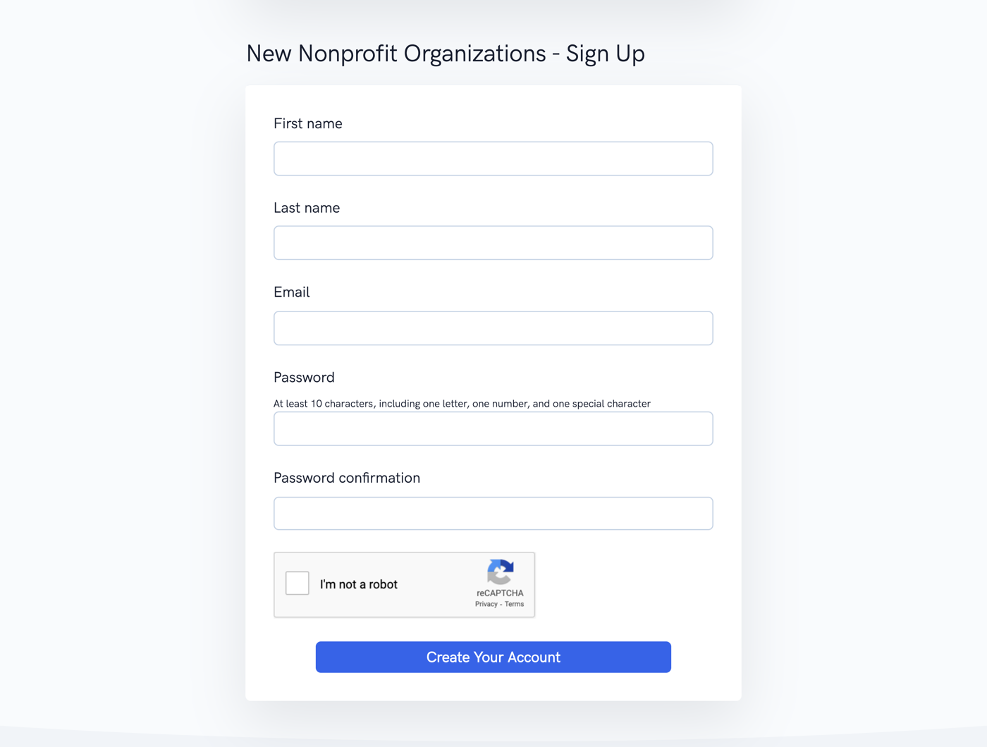 Step 1: Sign up for an account