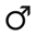 Male Sign Emoji (U+2642)