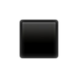 black small square emoji