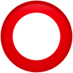 hollow red circle Emoji ⭕️ (U+2B55, U+FE0F)