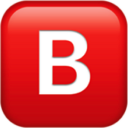B button (blood type) emoji