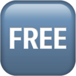 FREE button emoji