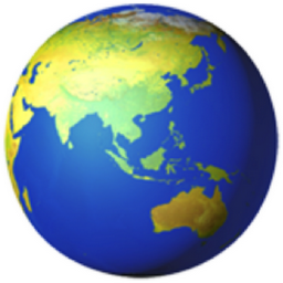 globe showing Asia-Australia emoji