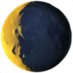 waning crescent moon emoji