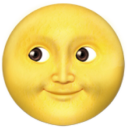full moon face Emoji (U+1F31D)
