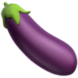 eggplant emoji