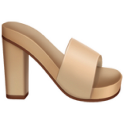 woman’s sandal emoji