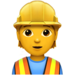 construction worker Emoji (U+1F477)