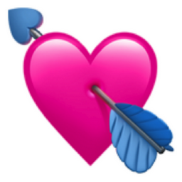heart with arrow Emoji (U+1F498)