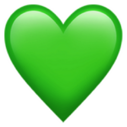 green heart emoji