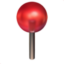 round pushpin emoji