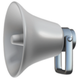 loudspeaker emoji