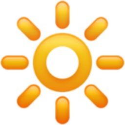 bright button emoji