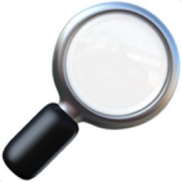 magnifying glass tilted right emoji