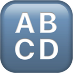 input latin uppercase emoji