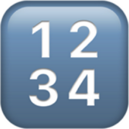 input numbers emoji