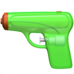 water pistol emoji