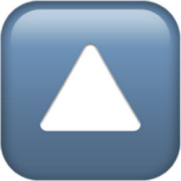upwards button emoji