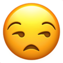 unamused face emoji