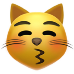 kissing cat emoji