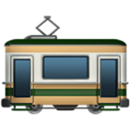 tram car emoji