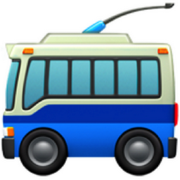 trolleybus emoji