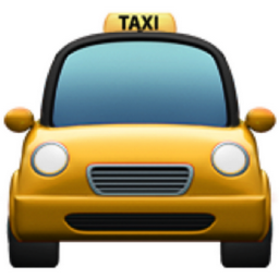 oncoming taxi emoji