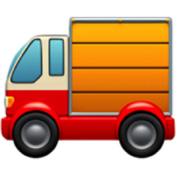 delivery truck emoji