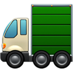articulated lorry emoji