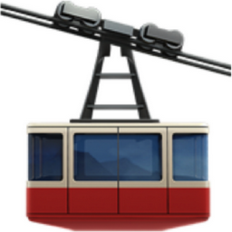 mountain cableway emoji