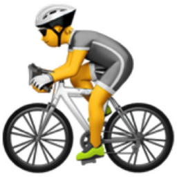 person biking emoji
