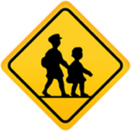 children crossing emoji