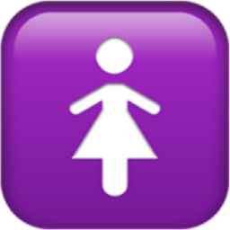 women’s room emoji