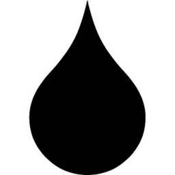 Black Droplet emoji