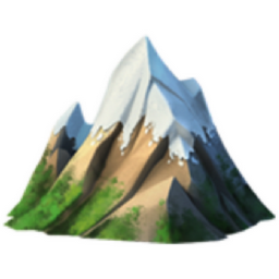 snow-capped mountain emoji