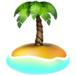 desert island emoji