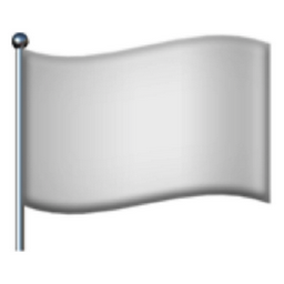 white flag emoji