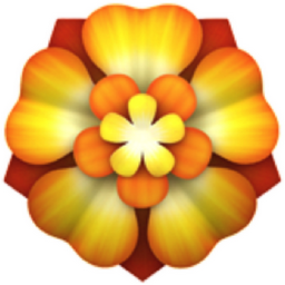 rosette emoji