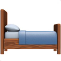 bed emoji