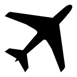 Northeast-Pointing Airplane emoji