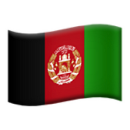 flag: Afghanistan Emoji (U+1F1E6, U+1F1EB)