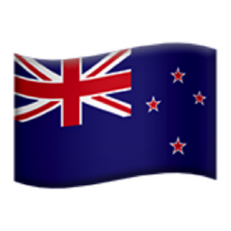 flag: New Zealand Emoji 🇳🇿 (U+1F1F3, U+1F1FF)