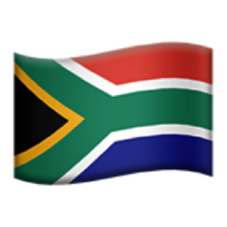 ❁ *M* ❁ページです flag: South Africa Emoji 🇿🇦 (U+1F1FF, U+1F1E6)