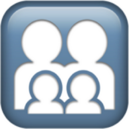 family: man, man, girl, boy emoji